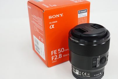 Eマウントのフルサイズ対応のマクロレンズ FE 50mm F2.8 Macro 