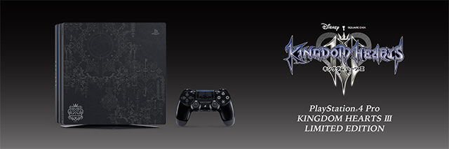 PlayStation®4 Pro KINGDOM HEARTS III LIMITED EDITION｣を数量限定で2019年1月25日発売。6月12日より予約開始。  - ソニーが基本的に好き。|スマホタブレットからカメラまで情報満載